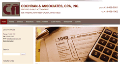 Desktop Screenshot of cochran-cpa.com