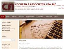 Tablet Screenshot of cochran-cpa.com